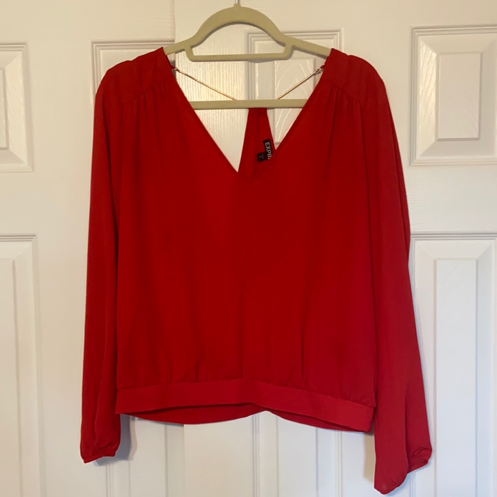 Express Red Blouse